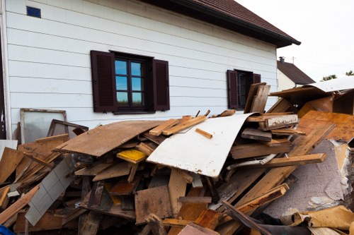 Professional waste removal services in action