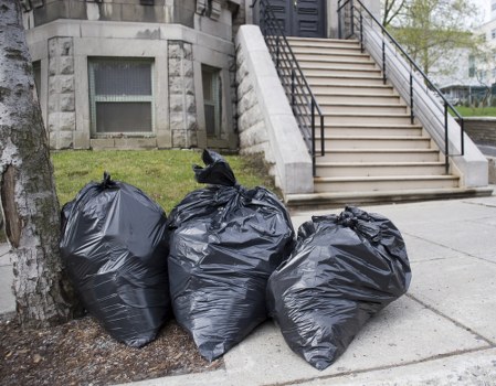Various types of waste sorted for recycling in Lambeth