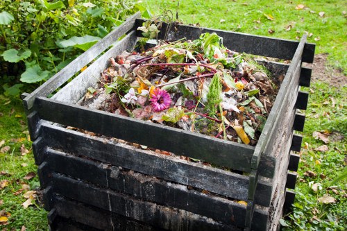 Sorting recyclable materials at a commercial site